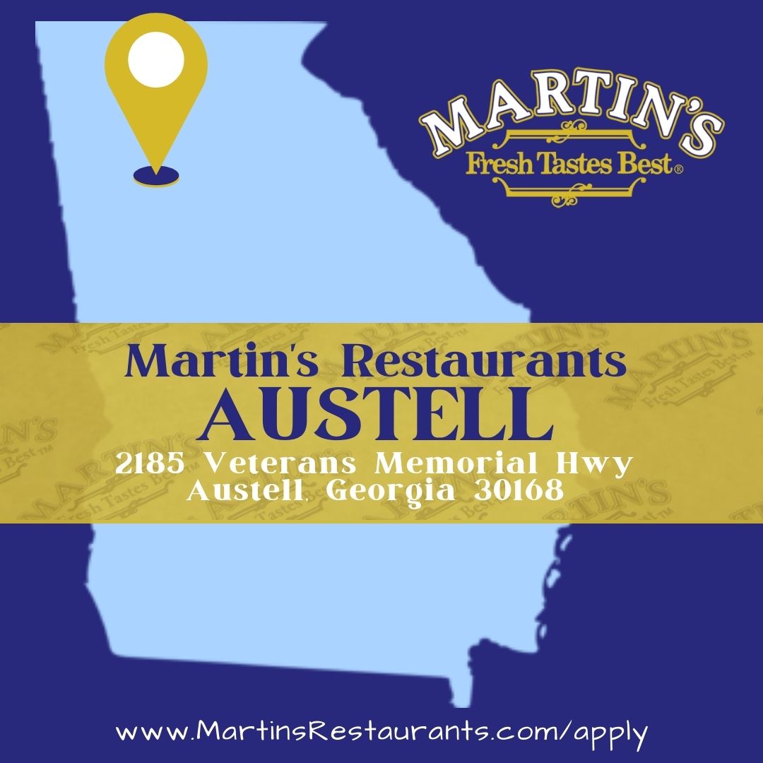 Martin's On The Map - Austell - restaurant location - veterans memorial highway martins